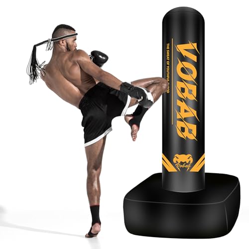 Boxsack, 175 cm, freistehend, 175 cm Höhe, entworfen für Herren-Training in MMA, Muay Thai und Fitness, idealer aufblasbarer Kickboxsackständer, unverzichtbare Boxausrüstung Boxsack, 175 cm, freistehend, 175 cm Höhe, entworfen für Herren-Training in MMA, Muay Thai und Fitness, idealer aufblasbarer Kickboxsackständer, unverzichtbare Boxausrüstung von WELLTE