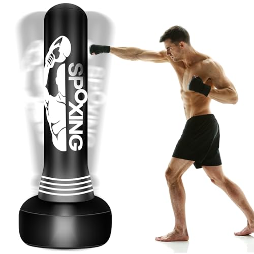 Boxsack. 69'' Freistehender Boxsack für Männer, perfekt für Training in MMA, Muay Thai und Fitness,Boxing Bag Boxsack. 69'' Freistehender Boxsack für Männer, perfekt für Training in MMA, Muay Thai und Fitness,Boxing Bag von WELLTE