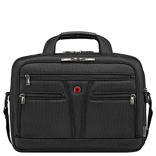 WENGER BC Star Aktenkoffer, Laptop-Tasche zum Rollen, Notebook bis 16 Zoll, 19 l, RFID-Schutz, Büro Business Uni Schule, Schwarz, 612268 WENGER BC Star Aktenkoffer, Laptop-Tasche zum Rollen, Notebook bis 16 Zoll, 19 l, RFID-Schutz, Büro Business Uni Schule, Schwarz, 612268 von WENGER