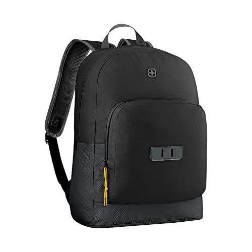 WENGER Crango Laptop-Rucksack, Notebook bis 16 Zoll, Organizer, 27 l, Damen Herren, Büro Business-Reisen Uni, Schwarz, 612557 WENGER Crango Laptop-Rucksack, Notebook bis 16 Zoll, Organizer, 27 l, Damen Herren, Büro Business-Reisen Uni, Schwarz, 612557 von WENGER
