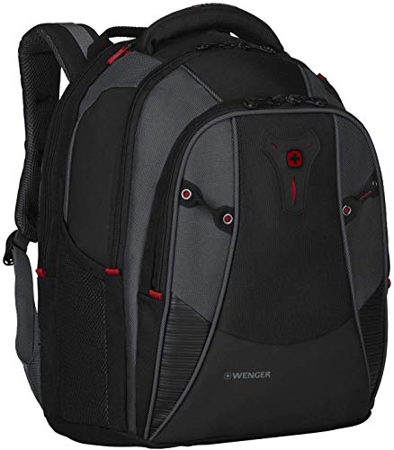 WENGER Mythos Laptop-Rucksack mit Organizer, Notebook bis 16 Zoll, 27 l, Damen Herren, Business Uni Schule Reisen, Blau, 600632 von WENGER