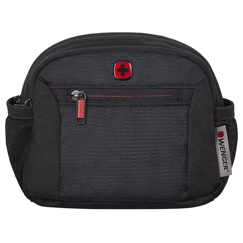 WENGER Gürteltasche, Bauchtasche, Reise-Accessoire, Schmal, Damen Herren, Schwarz, 611875 WENGER Gürteltasche, Bauchtasche, Reise-Accessoire, Schmal, Damen Herren, Schwarz, 611875 von WENGER