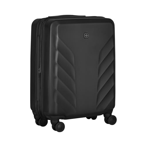 WENGER Motion Carry-On Hartschalenkoffer, Handgepäck, Trolley, 36 (43) l, Sicherheitsschloss, Damen Herren, Reisen Urlaub, Schwarz, 612701 WENGER Motion Carry-On Hartschalenkoffer, Handgepäck, Trolley, 36 (43) l, Sicherheitsschloss, Damen Herren, Reisen Urlaub, Schwarz, 612701 von WENGER