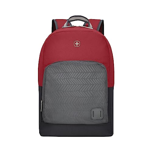 WENGER Crango Laptop-Rucksack, Notebook bis 16 Zoll, Organizer, 27 l, Damen Herren, Büro Business-Reisen Uni, Rot/Schwarz, 611980 WENGER Crango Laptop-Rucksack, Notebook bis 16 Zoll, Organizer, 27 l, Damen Herren, Büro Business-Reisen Uni, Rot/Schwarz, 611980 von WENGER