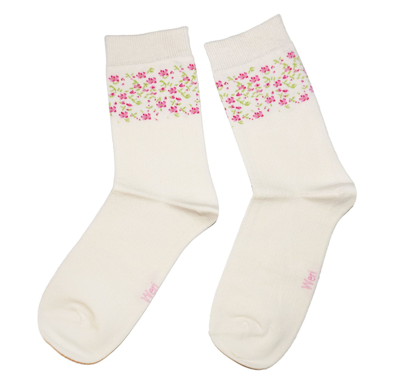 WERI SPEZIALS Strumpfhersteller GmbH Basicsocken Damen Socken >>Blumen Motive<< aus Baumwolle (1-Paar) von WERI SPEZIALS Strumpfhersteller GmbH
