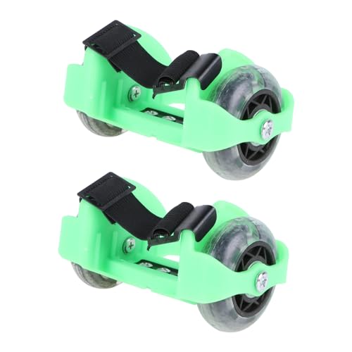 1 Paar Wanderschuhe Von Outdoor-Skate Kid Flash-Roller Blinkende Rollschuhe Geführte Leichte Schuhe Leichtathletikschuhe Für Kinder Glitzernde Skateschuhe Green Abs WESIEVYA von WESIEVYA