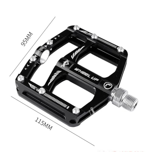 WESIEVYA 1 Paar Aluminiumlegierung Mountainbike Pedale rutschfeste Plattform Flaches Pedal Für Outdoor Aktivitäten Praktisches Fahrradpedal Für Rennrad Und Gravelbike von WESIEVYA