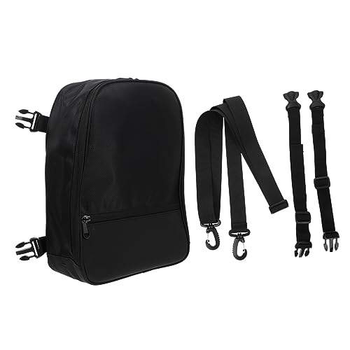 WESIEVYA 1 Satz Motorradtasche wasserdichte Fahrradtasche wasserdichte Schlauchtasche Gabeltasche rücksitztasche motorradrucksack Outdoor-Reitrucksack Fahrradversorgung Oxford-Stoff Black von WESIEVYA