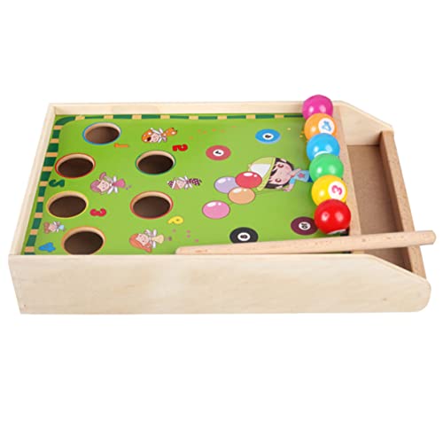 WESIEVYA 1 Satz Tischtennis interaktives Spielzeug billardtisch Kinder zabawki stymulujące rozwój Kinderschwimmbad Spielregal Spielzimmerspiele Billardtisch mit Tischplatte hölzern Green von WESIEVYA