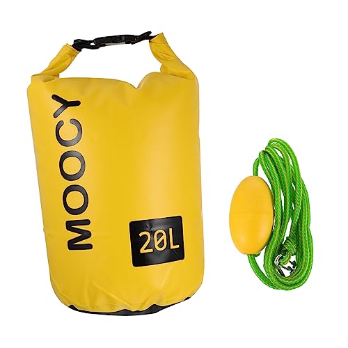 WESIEVYA 1 Satz Treibsack Sandanker Dinghy schlsuchboot sandmusche gelbe Sandbeutel schwimmende Tasche PVC-Sandsackanker trockene Tasche Sandanker für Boot praktischer Sandanker Yellow von WESIEVYA