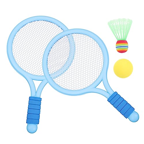 WESIEVYA 1 Set Badmintonschläger Für Kinder Leichtes Sportspielzeug Ideal Für Pädagogisches Tennistraining Inklusive Spielball Für Outdoor Aktivitäten von WESIEVYA