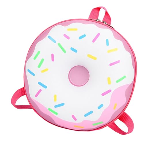 WESIEVYA 1Stk Donut-Rucksack Schultasche für Aufbewahrungstasche Donut-Tasche Taschen Kinderrucksäcke Rucksack tragerucksack für tragbare Tasche Kindertasche Abs Rosy von WESIEVYA