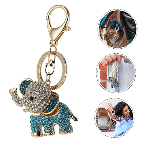 WESIEVYA 1Stk Elefanten-Anhänger Schlüsselanhänger-Anhänger Taschenanhänger Tarot-Schlüsselanhänger schlüsselanhänger Kinder schlüsselanhänger Tier Autoanhänger Schlüsselhalter Metall Blue von WESIEVYA