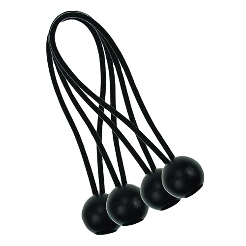 WESIEVYA 25 Stück Elastisches Seil Mit Kugelkopf Bungee Seil Für Plane Baldachin Spanngurt Gummiseil Mit Haken Ideal Für Camping Und Outdoor Aktivitäten von WESIEVYA