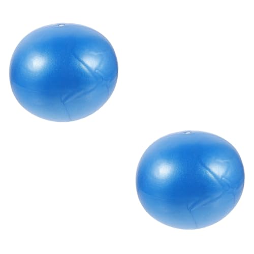 WESIEVYA 2St Pilates-Ball Trainingsball für Stabilität Anti-Burst-Yogaball Erdnusskugel Gymnastikball klein fitnessball gymnastikballe professioneller Yogaball tragbarer Kernball PVC Blue von WESIEVYA