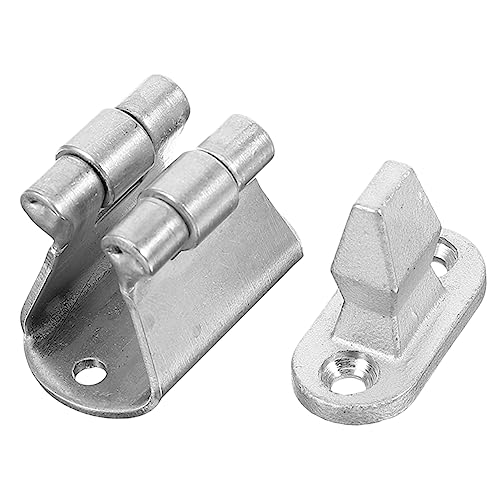 WESIEVYA 2St Türschloss aus Edelstahl glatter Türverschluss Marine-Türstopper Polierter Türhalter kein Bohrtürstopper Türschlösser Türstopper für Yacht Türhalter aus Metall Rostfreier Stahl von WESIEVYA