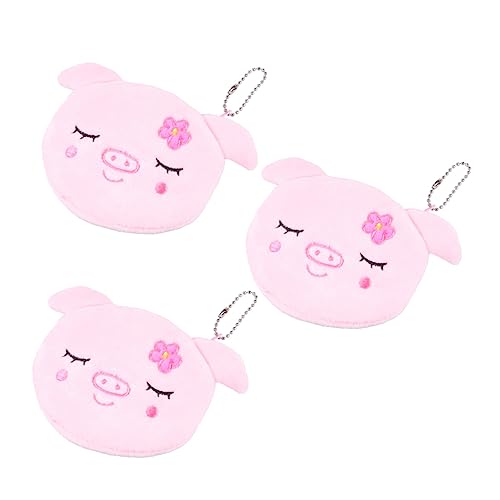 WESIEVYA 3St kleine Geldbörse Pocket Wallet schlüsselanhänger plüsch miniportemonnaie Mini portmonee Taschengeldbörse wechselt die Tasche Plüsch Geldbörse kleine Schlüsseltasche Rosa WESIEVYA 3St kleine Geldbörse Pocket Wallet schlüsselanhänger plüsch miniportemonnaie Mini portmonee Taschengeldbörse wechselt die Tasche Plüsch Geldbörse kleine Schlüsseltasche Rosa von WESIEVYA