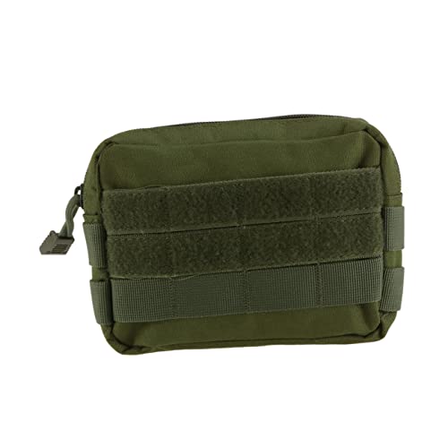 WESIEVYA Camouflage Tasche Taktische Tasche Wasserabweisend Kompakt Multifunktionale Werkzeug Und Münztasche Für Outdoor Aktivitäten Grün von WESIEVYA