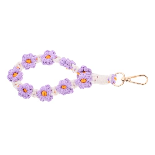 WESIEVYA Gänseblümchen Schlüsselanhänger Handgelenk Schlüsselanhänger Schlüsselbänder Armbänder Schlüsselanhänger Handgelenkschlaufe Handgelenkbänder Schlüsselanhänger Armband Für von WESIEVYA