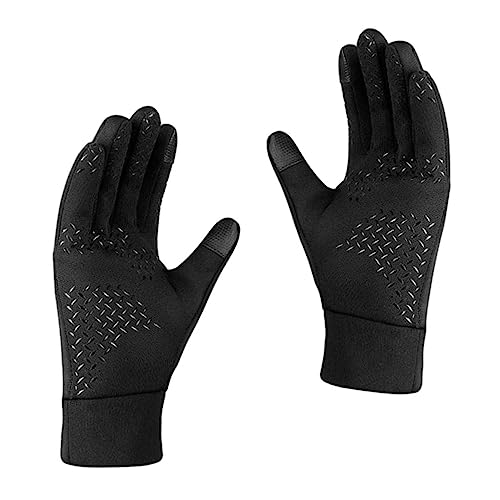 WESIEVYA Praktische Touchscreen Winterhandschuhe Für Herren Warme Reithandschuhe Ideal Für Kalte Tage rutschfeste Handfläche Perfekt Für Outdoor Aktivitäten Und Radfahren 1 Paar von WESIEVYA