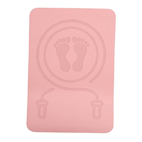 WESIEVYA Sprungmatte Springseile Für Fitness Leise Springseil-yogamatte Outdoor-matten Übungsunterlagen Für Den Boden Bodenschutzmatte Matten Im Freien Pilatesmatte Springseilmatte Tpe Rosa von WESIEVYA