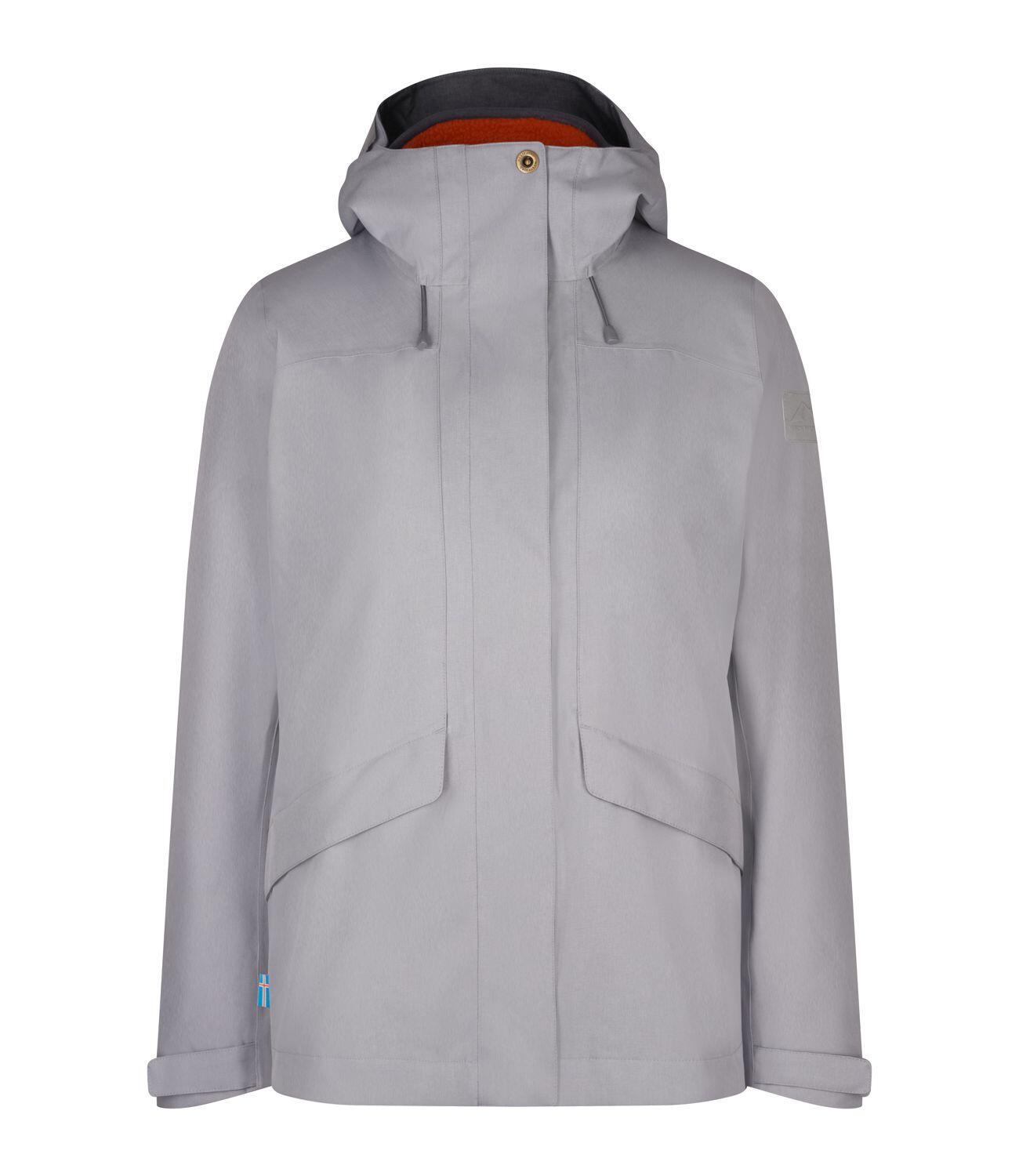 Damen 3-In-1-Funktionsjacke Skafta Sturmgrau/Graphitgrau von WESTFJORD