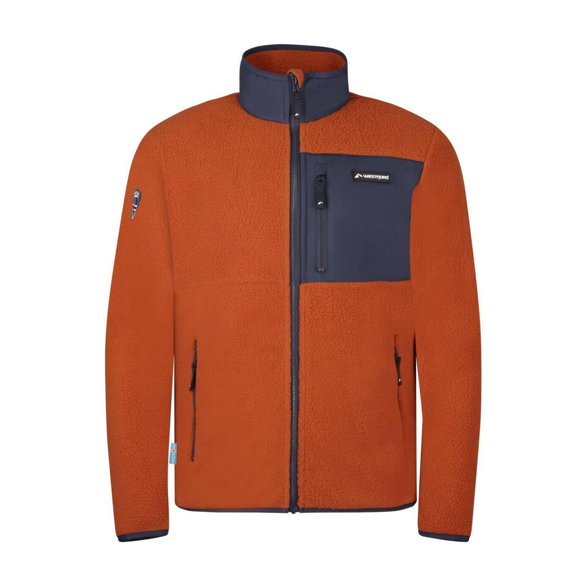 Herren Fleecejacke Glymur Braun von WESTFJORD