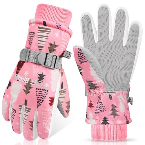 WESTGIRL Handschuhe Kinder Winddicht Winterhandschuhe Warm Fleece Skihandschuhe Wasserdicht Kinder Handschuhe für 4-12 Jahre Mädchen Jungen Fahrradhandschuhe Kinder Outdoor Snowboarding WESTGIRL Handschuhe Kinder Winddicht Winterhandschuhe Warm Fleece Skihandschuhe Wasserdicht Kinder Handschuhe für 4-12 Jahre Mädchen Jungen Fahrradhandschuhe Kinder Outdoor Snowboarding von WESTGIRL