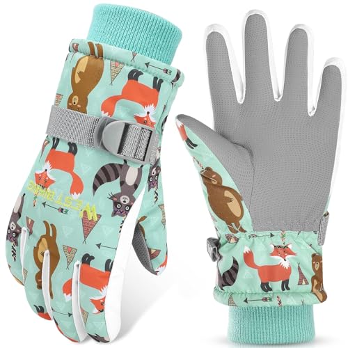 WESTGIRL Kinder Winterhandschuhe Winddicht Warme Skihandschuhe Thermofleece Wasserabweisend Schnee Cartoon kinderhandschuhe Outdoor Snowboarding Radfahren Handschuhe für 3-12 Kinder Mädchen WESTGIRL Kinder Winterhandschuhe Winddicht Warme Skihandschuhe Thermofleece Wasserabweisend Schnee Cartoon kinderhandschuhe Outdoor Snowboarding Radfahren Handschuhe für 3-12 Kinder Mädchen von WESTGIRL