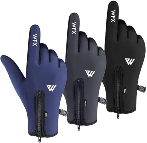 WESTWOOD FOX Radhandschuhe für Kinder, Thermo-Wintersporthandschuhe für Jungen und Mädchen, Winddicht, rutschfest, Touchscreen, Vollfingerhandschuhe mit Handflächengriff für Radfahren, (BLAU, XS) WESTWOOD FOX Radhandschuhe für Kinder, Thermo-Wintersporthandschuhe für Jungen und Mädchen, Winddicht, rutschfest, Touchscreen, Vollfingerhandschuhe mit Handflächengriff für Radfahren, (BLAU, XS) von WESTWOOD FOX