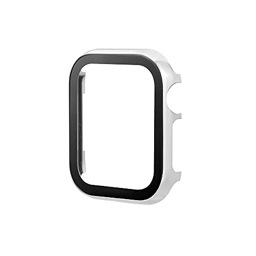 Gehäuse Kompatibel mit Apple Watch Series 3 38mm mit Displayschutz, Glitzer Schutzhülle Aluminium Bumper Hülle Stoßdämpfende Uhrengehäuse Wasserdichte Kompatibel mit Apple iWatch 38mm Serie 3/2/1 von WFCKPQF