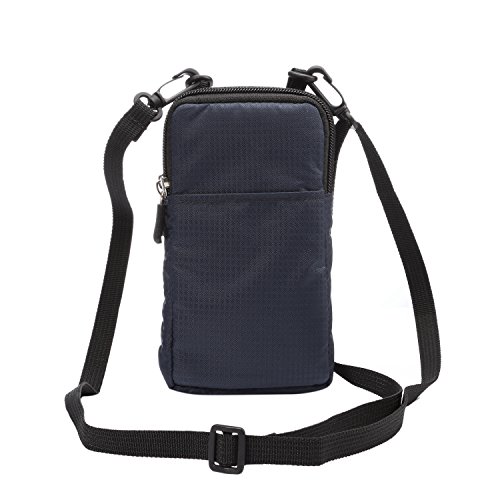 Handy Umhängetasche Herren, Universal Gürteltasche Handy Klein, Handy Schultertasche mit Geldbörse Reißverschluss Handy Beutel Crossbody Phone Bags Handytasche Doppelschicht Portemonnaie Handyhalter Handy Umhängetasche Herren, Universal Gürteltasche Handy Klein, Handy Schultertasche mit Geldbörse Reißverschluss Handy Beutel Crossbody Phone Bags Handytasche Doppelschicht Portemonnaie Handyhalter von WFCKPQF