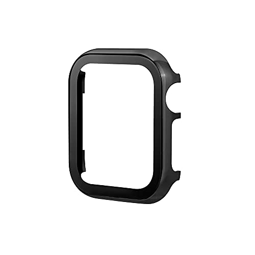 Schutzhülle Metall Kompatibel mit Apple Watch 3 42mm mit Displayschutz, Wasserdichte Aluminium Hülle Kratzfest Glitzer Bumper Schutz Gehäuse Edelstahl Kompatibel mit Apple iWatch 42mm Series 1/2/3 von WFCKPQF