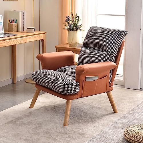 WFRUEDWC Schaukelstuhl Lazy Chair mit Armlehne, Liegesofa, Stauraumbett, Chaiselongue, extra großer Sitzmantel mit Reißverschluss, Innenstühle für Erwachsene von WFRUEDWC