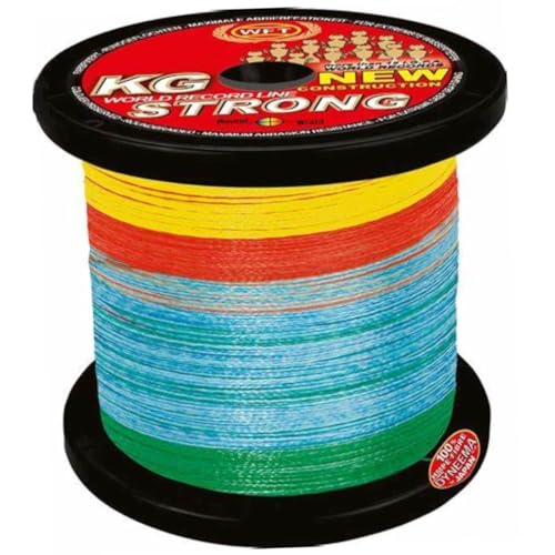 WFT 0,64mm 109kg Strong Multicolor - 1000m geflochtene Angelschnur, Geflechtschnur, Meeresschnur WFT 0,64mm 109kg Strong Multicolor - 1000m geflochtene Angelschnur, Geflechtschnur, Meeresschnur von WFT