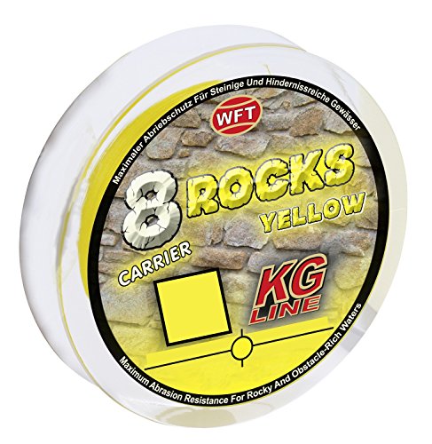WFT 8 Rocks KG Line 150m 0,18mm 17kg, geflochtene Schnur, Meeresschnur, Angelschnur, Geflechtschnur, Farbe:Gelb WFT 8 Rocks KG Line 150m 0,18mm 17kg, geflochtene Schnur, Meeresschnur, Angelschnur, Geflechtschnur, Farbe:Gelb von WFT