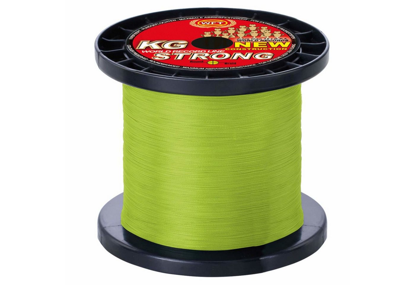 WFT Angelschnur WFT 0,12mm 15kg Strong Chartreuse - 1000m geflochtene Angelschnur, (1000-St) WFT Angelschnur WFT 0,12mm 15kg Strong Chartreuse - 1000m geflochtene Angelschnur, (1000-St) von WFT