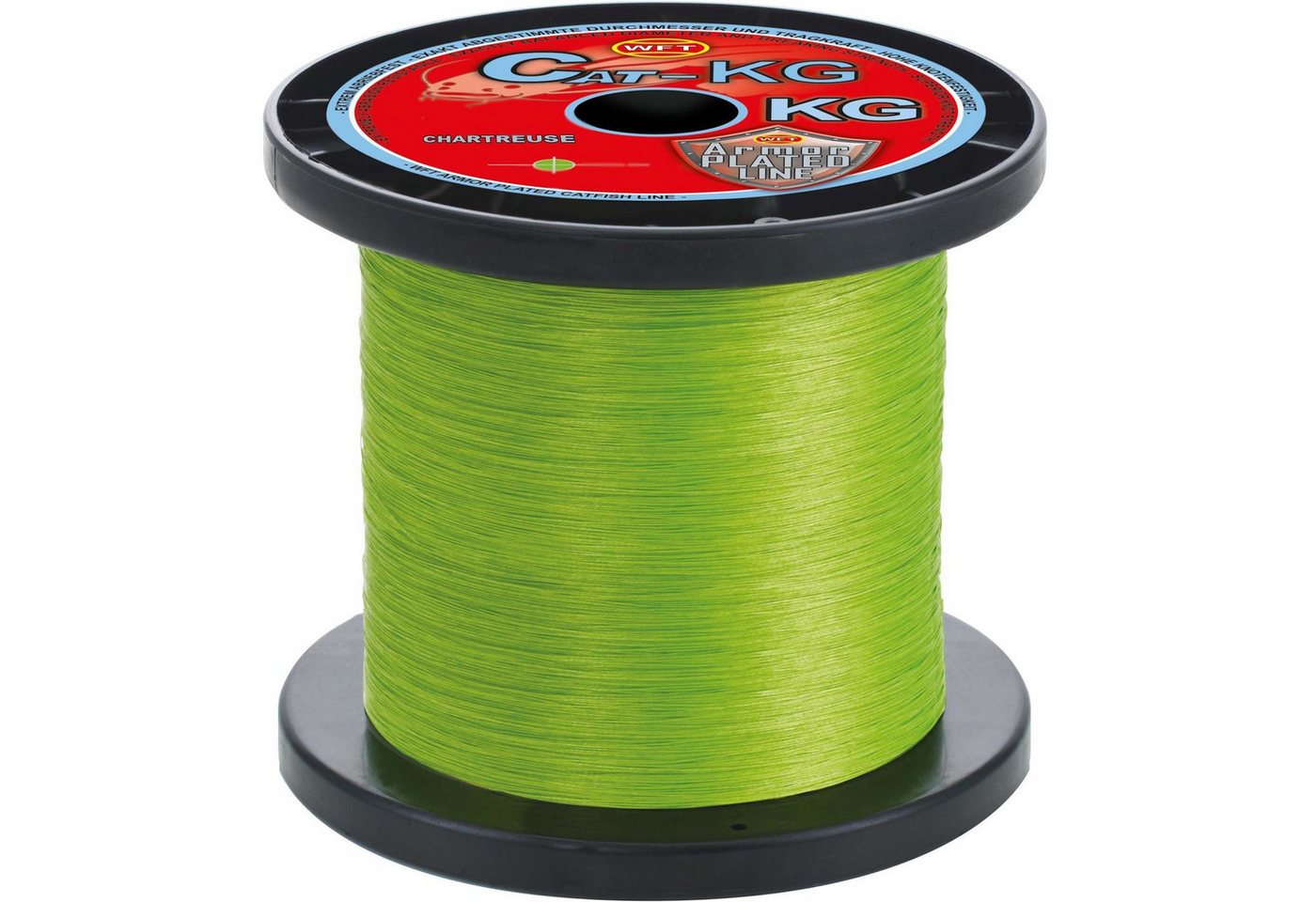 WFT Angelschnur WFT Cat 70kg 0,55mm Chartreuse - 300m geflochtene Angelschnur, (300-St) WFT Angelschnur WFT Cat 70kg 0,55mm Chartreuse - 300m geflochtene Angelschnur, (300-St) von WFT