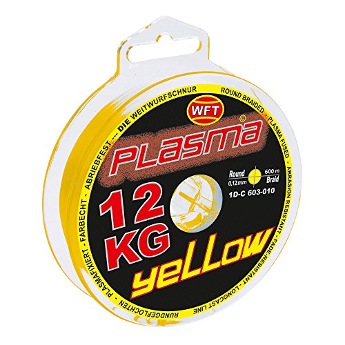 WFT KG Plasma Round 600m geflochtene Schnur 0,08mm-0,26mm, Durchmesser:0.22mm;Farbe:Gelb WFT KG Plasma Round 600m geflochtene Schnur 0,08mm-0,26mm, Durchmesser:0.22mm;Farbe:Gelb von WFT