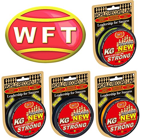WFT KG Strong 300m 0,25mm 39kg, geflochtene Schnur, Meeresschnur, Angelschnur, Geflechtschnur, Farbe:Orange WFT KG Strong 300m 0,25mm 39kg, geflochtene Schnur, Meeresschnur, Angelschnur, Geflechtschnur, Farbe:Orange von WFT