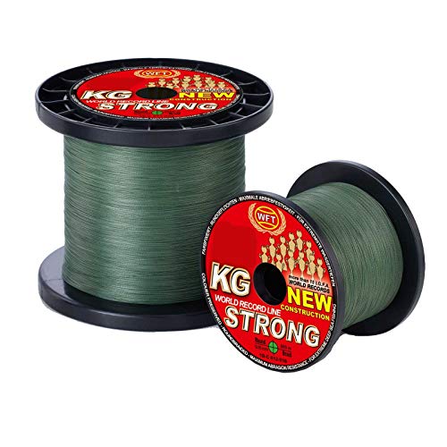 WFT KG Strong Exact geflochtene Schnur 480m 0,22mm 32kg, Farbe:Grün von WFT