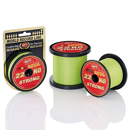 WFT KG Strong Schnur 300m 0,12mm 15kg, Farbe:Gelb WFT KG Strong Schnur 300m 0,12mm 15kg, Farbe:Gelb von WFT