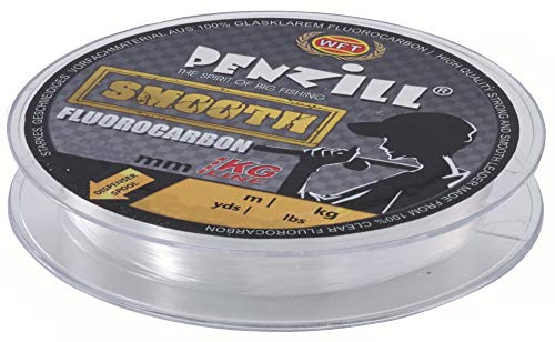 WFT Penzill Smooth Fluorocarbon 100m - Vorfachschnur, Durchmesser/Tragkraft:0.35mm / 10.0kg Tragkraft von WFT