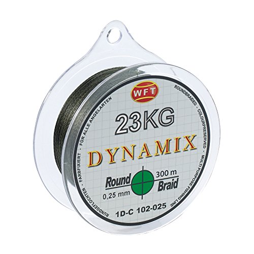 WFT Round Dynamix 300m Angelschnur geflochten rund - 0.08mm - Grün #1D-C 101-008 WFT Round Dynamix 300m Angelschnur geflochten rund - 0.08mm - Grün #1D-C 101-008 von WFT
