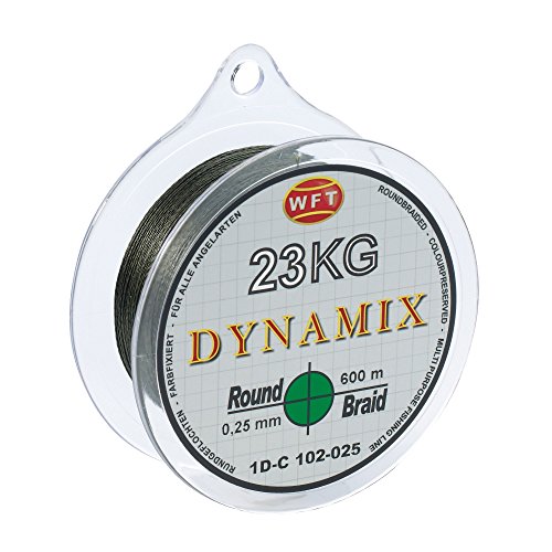 WFT Round Dynamix 600m geflochtene Angelschnur, Durchmesser:0.25mm;Farbe:Grün WFT Round Dynamix 600m geflochtene Angelschnur, Durchmesser:0.25mm;Farbe:Grün von WFT