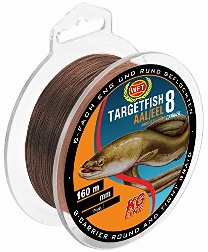 WFT TF8 Aal Brown 0,18mm 160m 14Kg - Angelschnur zum Aalangeln, geflochtene Schnur zum Angeln auf Aale, Geflechtschnur, Aalschnur WFT TF8 Aal Brown 0,18mm 160m 14Kg - Angelschnur zum Aalangeln, geflochtene Schnur zum Angeln auf Aale, Geflechtschnur, Aalschnur von WFT