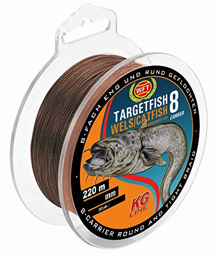 WFT TF8 Catfish Brown 0,60mm 220m 60Kg - Wallerschnur zum Angeln auf Waller, Welsschnur zum Wallerangeln, geflochtene Angelschnur WFT TF8 Catfish Brown 0,60mm 220m 60Kg - Wallerschnur zum Angeln auf Waller, Welsschnur zum Wallerangeln, geflochtene Angelschnur von WFT