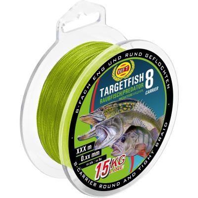 WFT TF8 Raubfisch chartreuse 150m 7Kg 0,10 von WFT