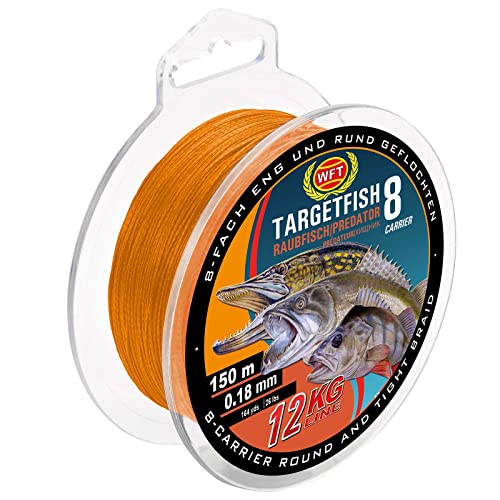 WFT TF8 Raubfisch orange 150m 6KG 0,08 von WFT