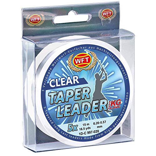 WFT Taper Leader 0,30-0,57 Clear 5x15m WFT Taper Leader 0,30-0,57 Clear 5x15m von WFT